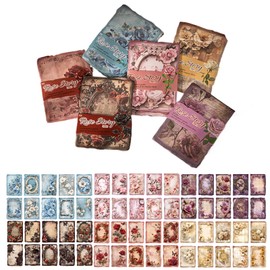 Aliji 180 Sheets Decoupage Paper for Crafts Rice Paper for Decoupage Decoupage Pape Junk Journal Paper Vintage Junk Journal Supplies Decorative Craft Paper for Junk Journals (Rose)