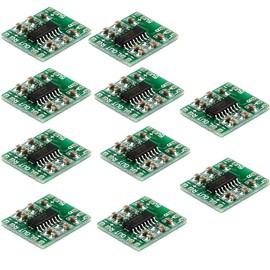 Hailege 10pcs PAM8403 2 x 3W Mini Digital Power Amplifier Board AMP Class D 2.5-5V Input