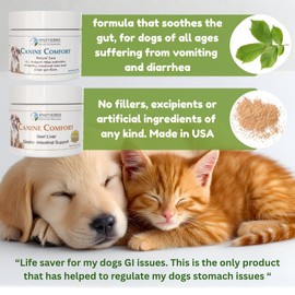 Vitality Science Canine Comfort for Dogs | Maintains a Healthy Intestinal Tract and Proper Gut Flora| Restores Gastric Distress | Helps with Vomiting and Diarrhea | 100% Additive Free(Liver Small)