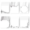 30 Pcs Music Sticky Notes Music Note Pads Musical Memo