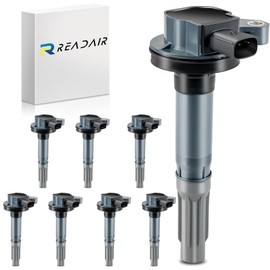 Readair DG542 Ignition Coils Pack Replacement for Ford F-150 Mustang 5.0L V8 2011-2015, Replace OE# UF622 BR3Z-12029A 5C1859 B181HE (Pack of 8)