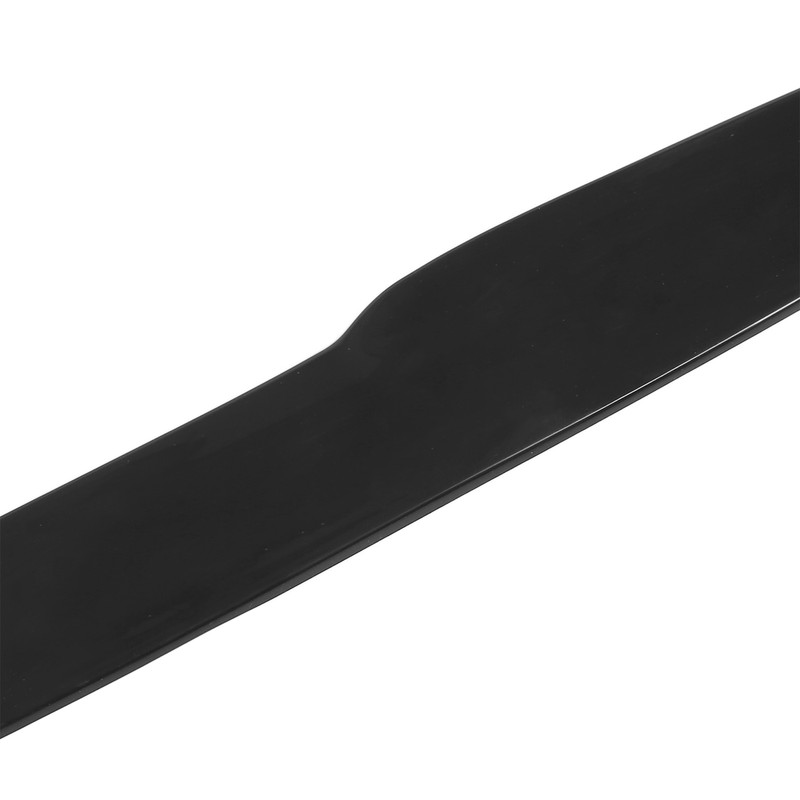 Rear Trunk Spoiler 113.5x7cm Rubber Black Universal Exterior Trim for