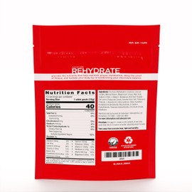 AdvoCare Rehydrate Electrolyte Drink Mix - Electrolytes Powder Packets - Drink Mix Packets - Essential Amino Acids Supplement - Powdered Drink Mix for Water - Red Raspberry - 15 Hydration Packets