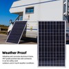 Sanpyl 100W 12V Solar Panel Kit, Portable Monocrystalline Silicon Solar