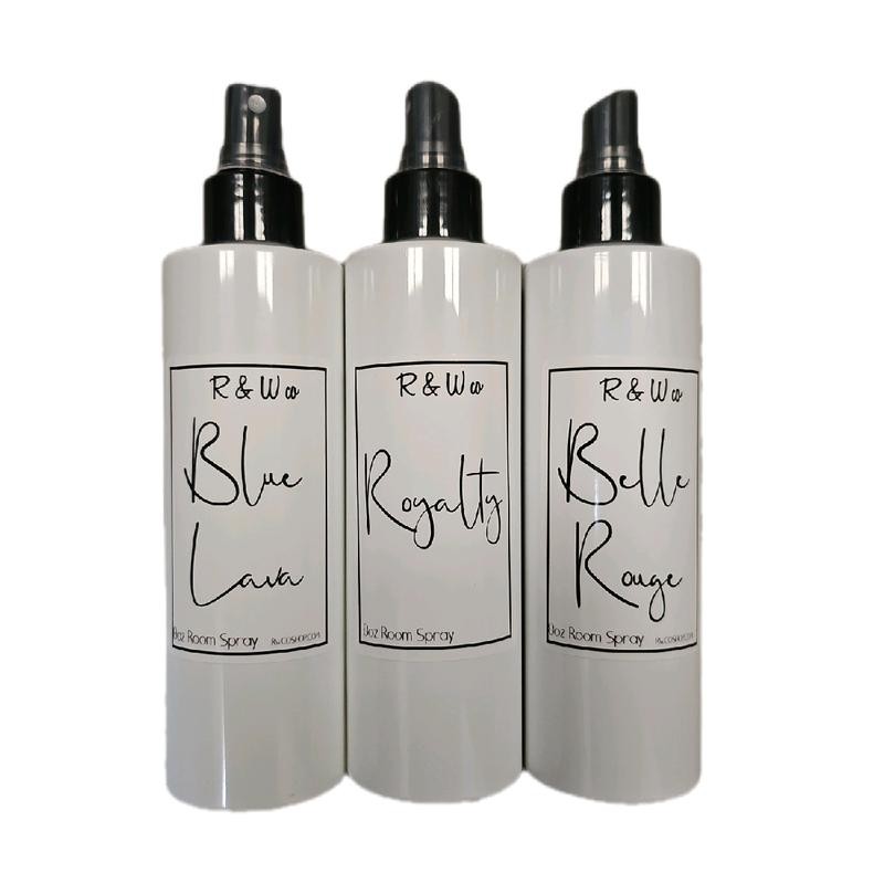 8oz Highly Scented Room Spray:_Leather & Lace