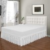 QSY Home Wrap Around Elastic Eyelet Bed Skirts 14 1/2