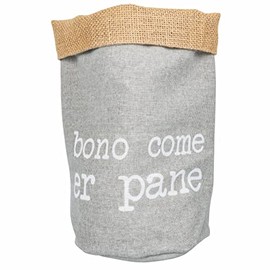 Villa d'Este Home Tivoli S.P.Q.eRe Bread Bag Large Diameter 20 x Height 30 cm 100% Cotton