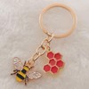 2 Pieces Bee Keychains, Animal Shape Keychains, Creative Keychains, Honeycomb
