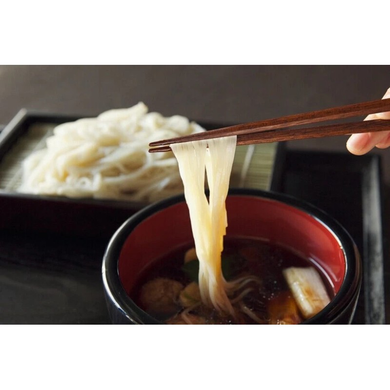 bakubuy.com Gobun Inaniwa Kanzashi Thin Udon Hand Crafted Japanese Noodle
