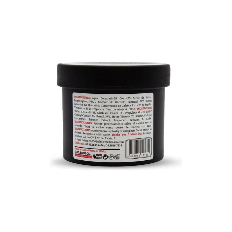 Ace Pomade Supreme Grip 4oz - Biotina Queratina Pantenol