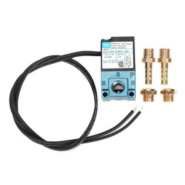 Qiilu, 3 Port DC 12V 5.4W 35A-AAA-DDBA-1BA Electronic Boost Control Solenoid Valve