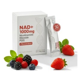 Nad 1000mg Nicotinamida Ribósido Pqq Resveratrol 30pcs                                                                                                