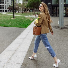 uxcell uxcell 3 Pair Replacement Ankle Strap for Heels Detachable Shoe Straps PU Leather Shoe Band, Suede Dark Gray