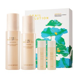 Nature Republic [Anti-aging] Nature Republic Snail Solution 2-Piece Set / [안티에이징] 네이처리퍼블릭 스네일 솔루션 2종 세트