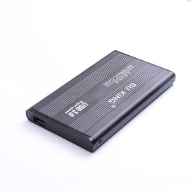 BU KING Mirco USB 3.0 Hard Drive Enclosure External 250GB Mobile Hard Drive Enclosure Case Aluminum Alloy Box Black