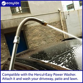 Easylife Hercul-Easy Power Washer Flexible Nozzle, Pressure Washer Attachment, Jet Nozzle, High Pressure Nozzle - Fully Guaranteed