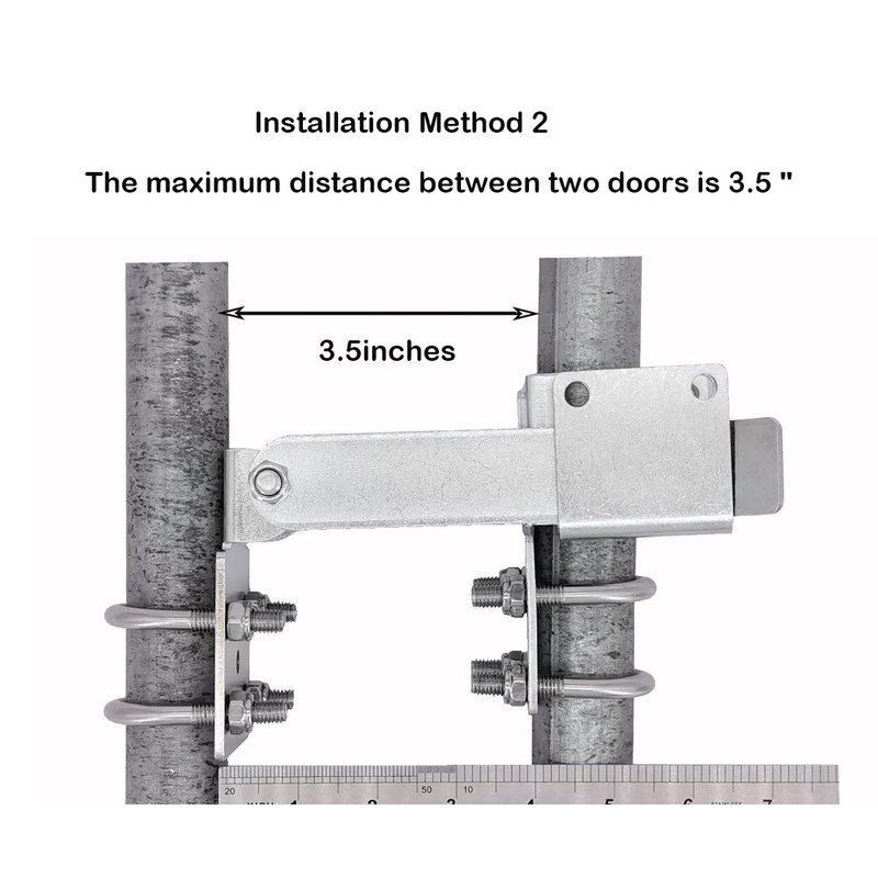 Chain Link Fence Double Gate Latch for 1-3/8" Gate Frame
