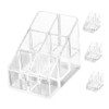 SHINEOFI 4pcs Acrylic Lipstick Organizer Compact Makeup Storage Display Case