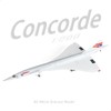 QIYUMOKE 1/200 Scale Concorde British Airways Diecast Metal Airplane Model
