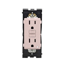 Leviton Renu Self-Test Tamper-Resistant GFCI Outlet, 15-Amp, RGF15-FP, Fresh Pink Lemonade