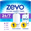 Zevo Flying Insect Trap & Cartridge - Plug in Fly