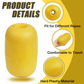 JOGFFDE Rope Floats Marine Buoys Floats Deep Water Fishing Marker Buoys Bulk Crab Trap Buoy Floats Marine Anchor Rope Float for Boats Swimming Kayak Crabbing Trail Dock Pool(Y30-8PCS)