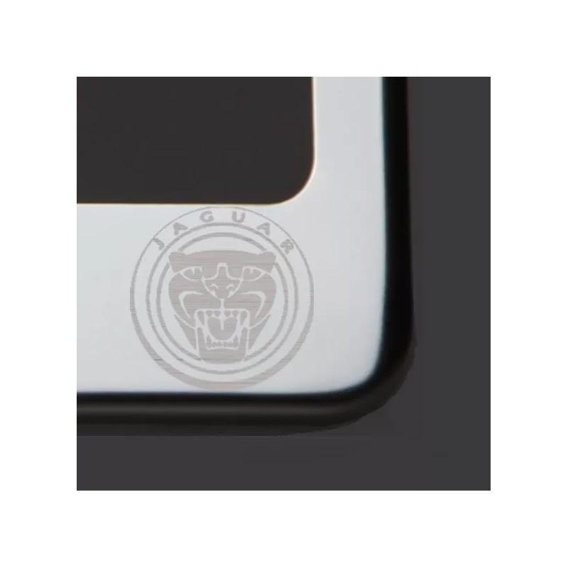KA Polish Mirror Stainless Steel New Jaguar Laser Etched License