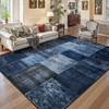 DweIke Washable Area Rugs 4x6 for Living Room, Modern Geometric