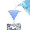 Muka 50 PCS Silver Foil Spout Bag, Reclosable Spout Pouch