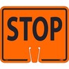 NMC CS24 STOP Safety Cone Sign - 12.63 in. x