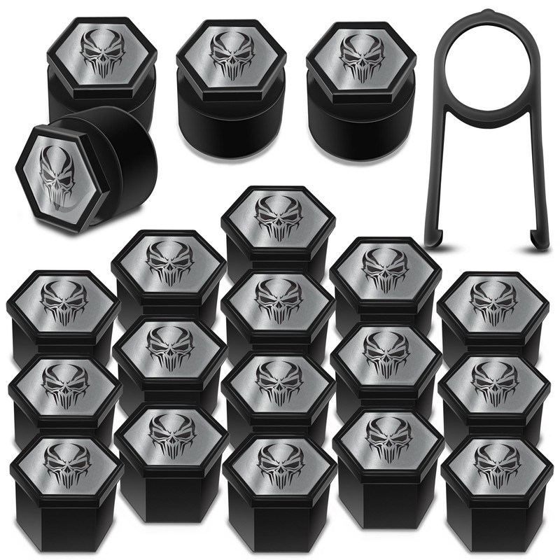 SkinoEu Wheel Bolts Wheel Nuts Rim Lock Nuts Caps Wheel