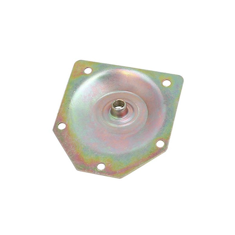 uxcell 70mmx67mmx1.2mm Zinc Plated Table Leg Mounting Plates Bronze Tone