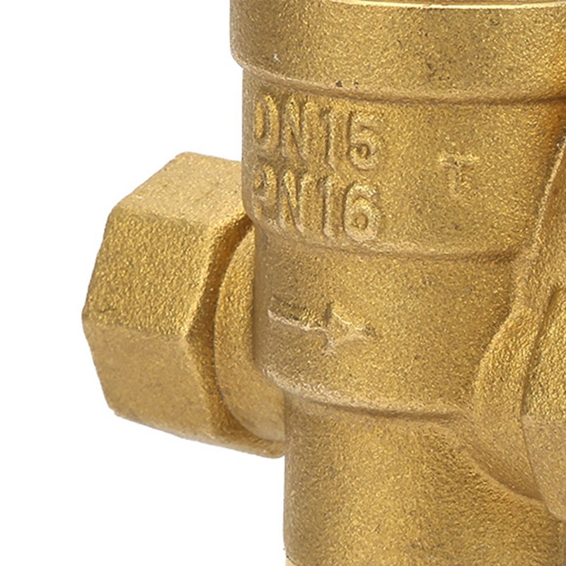 1pc Brass Adjustable Water Pressure Reducing Regulator Valve Thread DN15