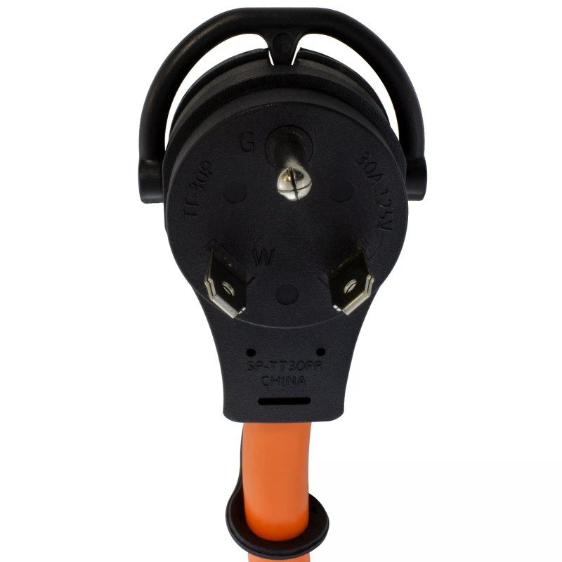 AC WORKS® 30A Piggy-Back TT-30 Plug to NEMA 5-20 Household
