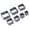 7PCS Leather Cutting Dies Set Square Shape Leather Punching Die