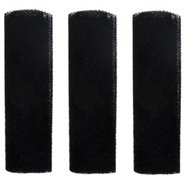 3 Pieces African Bath Sponge, Long Exfoliating Shower African Net, Body Back Scrubber Bath Scrubber Sponge for Skin Smoother, Exfoliating Bathing African Net Great for Men Women Daily Use (BK)