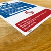 Fire Action Plan Sign - A5 1mm Rigid Plastic Sign