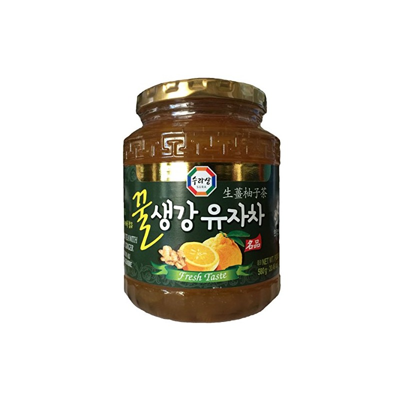 Sura Wang Citron Tea with Honey Ginger, 20.46 oz bottle