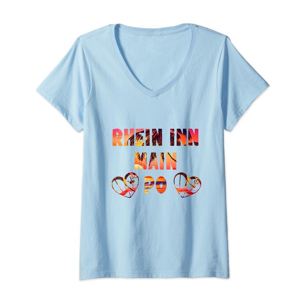 Rhein Inn Main Po Song Malle Mallorca Sauf Lied T-Shirt
