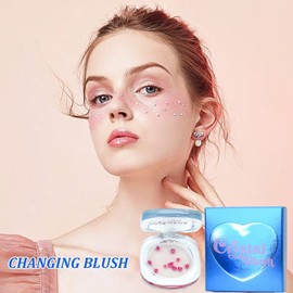 Creme Blush Makeup - Transparent Lip Balm Creme Blush | Multifunctional Warm Change Blush, Long Lasting Lips Balm Tint Makeup For Cheeks, Eyes And Lips