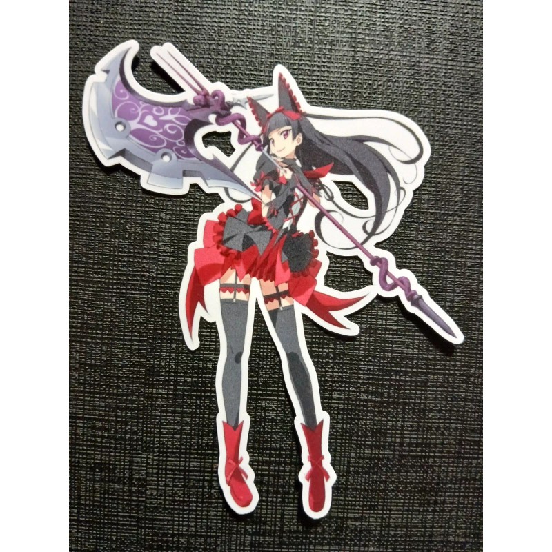 Rory Mercury from Gate Glossy Sticker Anime Waterproof!