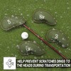 Golf Iron Head Covers Numbers Synthetic Leather Headcover Deluxe Value
