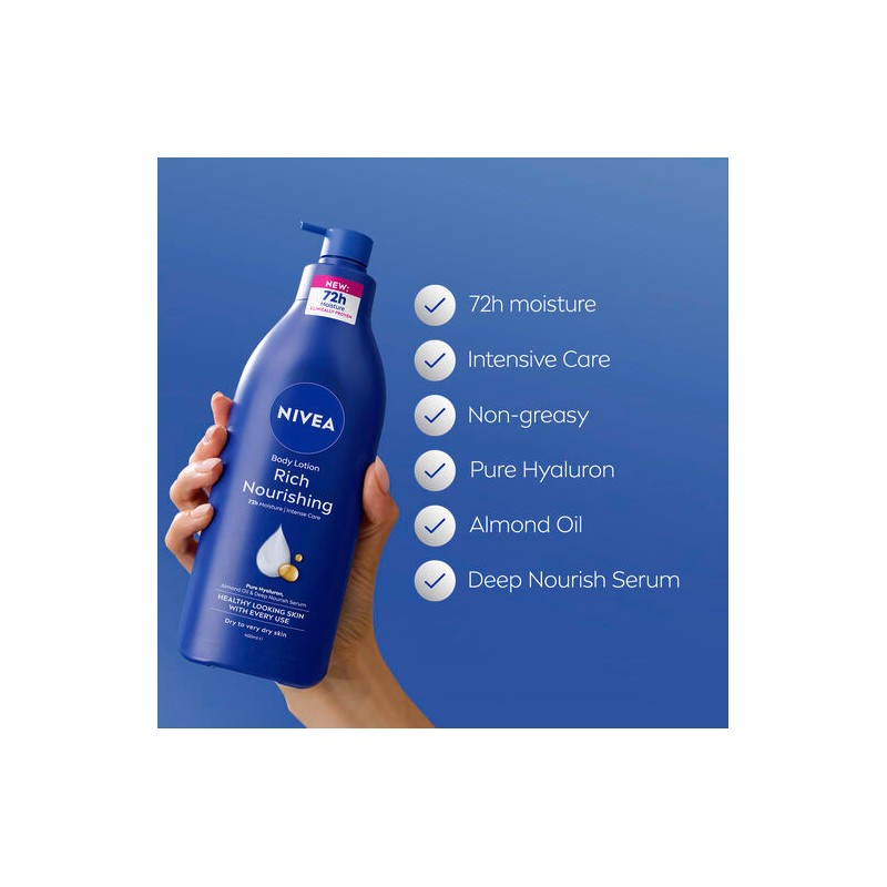 Nivea Body Lotion Rich Nourishing 400mL