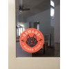 Unbranded Beware of Guard Dog Window Decal Sign, 4" x
