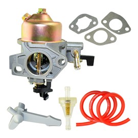 AHL Carburetor Carburetor Carb with 30 cm Oil Hose & Fuel Filter & Seals & Lever for Honda GX390 13HP