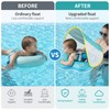 Inflatable Baby Pool Float with Canopy – Wide PVC Infant