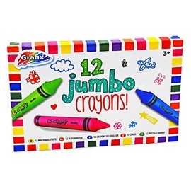 Grafix Super Jumbo Crayons 12 Pack