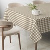 Martina Home TEFLONATED TABLECLOTH MADE Vichy Taupe 250X140 CM