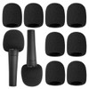 DLPRK Pack of 8 Replacement Foam Windscreen for Microphone and