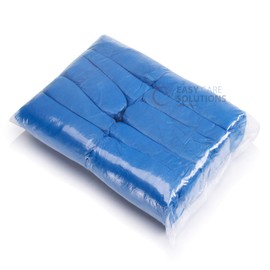 100 standard disposable shoe covers / overshoes. Floor, carpet, shoe protectors CPE 2.6g x 100